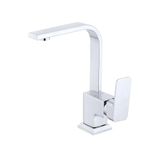 VSA Krom Kısa Kare Lavabo Bataryası Aç Kapa Musluk Garantili