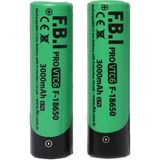 Vtc6 18650 3.7V 3000MAH 30A Li-Ion Şarjlı Pil + Pil Taşıma Kutusu 2'li Set - Siyah