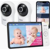 Vtech Baby RM7764-2HD 7” Hd Ekranlı Çift Kameralı Bebek Monitörü - Beyaz