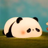 Vtıger Panda Gece Lambası, LED Yumuşacık Sevimli Lamba, Çocuklar Için Gece Lambası, Silikon Pa - Çok Renkli