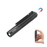 VTIGER T1A mini çanta, EDC el feneri, klipsli, 1300 lümen, kompakt, AA şarj edilebilir LED el feneri, süper parlak arka şalter, mıknatıslı, kamp, yürüyüş, dış mekan, acil durum için
