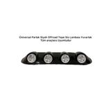 VTM GARAGE UNİVERSAL PARLAK SİYAH OFF ROAD TEPE SİS LAMBASI YUVARLAK TÜM ARAÇLARA UYUMLUDUR