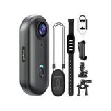 Vtn-01 Mini Wıfı Aksiyon Kamerası 1080p Taşınabilir Vücut Kamerası Giyilebilir Video Kaydedici Siyah