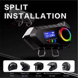 Vtn-30 Y30 Kask Kulaklık Bluetooth Motosiklet Kulaklık Rgb Radyolu Intercom