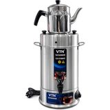 Vtn Vatan 40 Bardak Kapasiteli Çay Makinesi 5 Lt Paslanmaz Çelik Inox Mat Renkli Hızlı Demleme