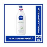 Vücut Losyonu Aloe 400 Ml, Normal ve Kuru Ciltler Için,72 Saat Nemlendirici,hyaluron,aloe,yenileyici Bakım + Creme Soft Kremsi Dokunuş Banyo ve Duş Jeli 750 ml - Option-1