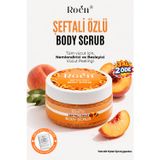 Vücut Peeling, Yoğun Nem Desteği, Batık, Karartı, Leke, Arındırıcı Tropik Şeftali Özü Scrub 250 ml