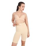 Vücut Şekillendirici Göbek Basen Ve Bacak Toparlayıcı Sarkma Önleyici Seamless Kopçalı 3 kademe ayarlanabilen Paçalı Korse (TEN, 2XL)