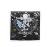 Vuki Kup Bloknot Simli Sulu 6.3 X 6.3 Cm Astronot Desenli Sulu Ve Simli Kup Bloknot