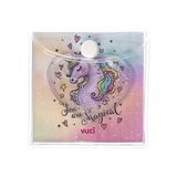 Vuki Kup Bloknot Simli Sulu 6.3 X 6.3 Cm Unicorn Sulu Ve Simli Kup Bloknot