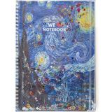 Vuki Sulu Çantalı Not Defteri Orta Boy Van Gogh 1/S Vk-0086G
