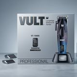 VULT VT-10600 Profesyonel Kablosuz Tıraş Makinesi - 9000 RPM Tam Hız Motor - 2500mAh Lityum Pil - 210 Dk Çalışma Süresi - Dijital LCD Ekran (RPM & Güç) - 0.5mm-4mm Hassas Tarak Seti - Saç & Sakal