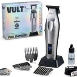 Vult VT-10800 Profesyonel Saç & Sakal Tıraş Makinesi – Seramik ve DLC Kaplı Bıçaklar – Full Metal Gövde – Kablosuz T-Bıçak Sıfırlama – LED Göstergeli 2000mAh Pil – 9000 RPM Motor – 5 Tarak ve Şarj Sta