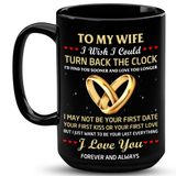 VUNVUT86 Wife Gifts - Wife Mug - To My Wife Mug 455 ml - Kocadan Eşi Gifleri - Eşe Sevgililer Günü Hediyeleri - Kadınlar İçin Karısı Hediye Fikirleri, Gelin Olmak, Nişanlısı, Karım