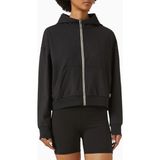 Vuori Halo Modern Zip Hoodie, Dreamknit™ Rahat ve Şık Günlük Sweatshirt - Siyah
