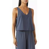 Vuori Villa Kısa Tank Top, Hafif & Rahat Günlük Atlet - Lacivert - XL