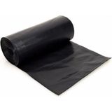 Vural J400 Siyah Çöp Poşeti 80X110 Rulo Çöp Poşeti 400 gr 20 paket*10 rulo=200 adet çöp poşeti