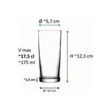 Vuralsin38 52138 - Orijinal Raki Cam, Ouzo Camı - Raki Bardagi, 6 Adet Raki Bardağı, Uzo Bardakları - Option-1 - 0 - Siyah