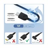 Vuralsin38 65 W USB C Tipi C Ac Şarj Thinkpad E580 E585 E590 E590S E595 T480 T490 T580 Yoga C940 C740 Thinkbook ADLX65YCC3A Laptop Güç Kaynağı Adaptörü Kablosu ile Uyumlu - Option-1