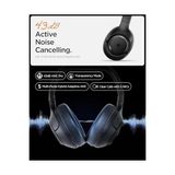 Vuralsin38 Audio Kulak Üstü P10 Bluetooth Kablosuz Kulaklık - Anc Pro Aktif Gürültü Engelleme + Enc 5 Mikrofon - 40MM Titanyum Sürücü - 60 Saat Pil - Ios & Eq App Şeffaf & Gaming Mod - ASD09691 - -- - Option-1