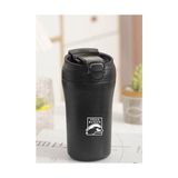 Vuralsin38 Badger Pipetli Kapaklı Siyah Çelik Termos 380 Ml, Dayanıklı Kamp Ekipmanları, Kamp Aksesuarları, Açık Hava Sporları, Doğa Sporları, Yürüyüş, Kamp Mutfağı, Kamp Malzemeleri - -- - 000-Siyah