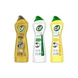 Vuralsin38 Cif Krem Temizleyici Set, -Amonyak-Limon, 3'lü Karma Paket, 500ML, Ekstra Hızlı Durulama Özellikli, Yüzeylere Hassas - Option-1