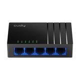 Vuralsin38 Cudy GS105D 5 Bağlantı Noktalı Gigabit Ethernet Ağ Anahtarı, Masaüstü Ethernet Splitter, Fansız, Tak ve Çalıştır Trafik Optimizasyonu - Option-1 - Beyaz