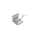 Vuralsin38 Demir Gönye Köşebent, L Tipi, 30X25X25MM, Mobilya Dolap Köşe Bağlantı Elemanı, 10 Adet - 001-Beyaz - Option-1