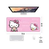 Vuralsin38 Hello Oyun Gaming Klavye Mouse Pad Masa Matı 70X30 cm - Option-1 - 0002 - Beyaz
