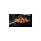 Vuralsin38 Istoç Türk 34 cm Fırın Tepsisi, Büyük Boy Yuvarlak Tepsi Sağlıklı Börek Baklava Tepsisi Kahverengi 34 x 34 - Kestane Akaju - Option-1
