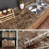 Vuralsin38 Kahverengi Mermer Desenli Kendinden Yapışkanlı Folyo 5 Metre, 60 Cm,, Kendindenyapışkanlı, Dekor Folyosu, Pvc Çıkartma, Mobilya, Mutfak Dolabı, Beyaz Eşya, Masa, Banyo, Granit - Option-1