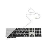 Vuralsin38 Keyboard A1243 Uyumlu Klavye Koruyucu Türkçe Q Baskılı Us Uk Ingilizce Enter Tipi Uyumlu Ince Mat Tpu Silikon Kaplama Kolay Tak Çıkar Yıkanabilir Siyah - 0,35 lt