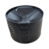 Vuralsin38 Metal Saksı Büyük Bitki Ağaç Saksısı Fırınlanmış Statik Boyalı Boy 30-35 Santim Çap 45-50 Santim