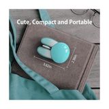 Vuralsin38 Mofii Mouse Renkli Tavşan Tasarım Kablosuz Sessiz Bilgisayar Notebook Laptop Için Fare USB Receiver Mouse Tak Çalıştır 9.2cm x 6cm (Turkuaz)