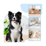 Vuralsin38 Tüy Toplayıcı Rulo ve Kedi Köpek Tüyü Tiftik Toplayıcı Kıyafet Toz Toplama Rulosu Yapışkanlı ve Saplı Xl - Ahşap