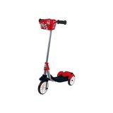 Vuralsin38 Wheels Max Speed 3 Tekerlekli Çocuk Scooter Frenli Sepetli Erkek Modeli - Ahşap - Bej