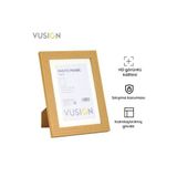 Vusign VS652 MDF Fotoğraf Çerçevesi 15x20 cm Ahşap Masaüstü ve Duvar Askılı Çerçeve