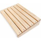 Vuud Masa Altı Ayaklık, Ayak Koyma Sehpası, Ayak Standı, Ayak Yükseltici Dinlendirici Ergonomik Ürün, Ayak Stantı - Orta Boy - Ahşap