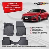 VW Arteon Paspas Araca Özel 2017 Ve Sonrası BOSSE 3D Havuzlu Oto Paspas - Siyah