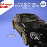 Vw Beetle Krom Ayna Kapağı 2 Parça 2011 ve Sonrası P.çelik - Gümüş