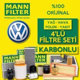 VW Bora 1.6 Mann-Filter Filtre Bakım Seti 1998-2005 BCB, AZD