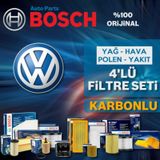 VW Caddy 2.0 Tdi Dizel Bosch Filtre Bakım Seti 2015-2019