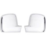 Vw Caddy 2003-2014 Modeller Arası Krom Ayna Kapağı Paslanmaz Çelik - 315 Gri