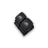 Vw Caddy 2004-2010 Sol Ön Kapı Cam Düğmesi Çiftli Kromlu 5k3959857a