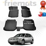 VW GOLF 4 3D Havuzlu Paspas 1998-2004 Arası Siyah 4 Parça Friemats