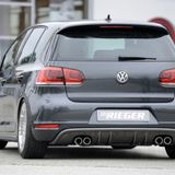 VW Golf 6 Difüzör - Plastik - Parlak Siyah