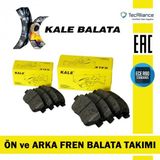 Vw Golf 7 2013-2019 Kale Ön ve Arka Fren Balatası