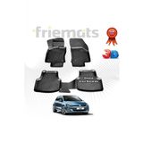 VW GOLF 7 3D Havuzlu Paspas 2013-2020 Arası Siyah 4 Parça SET - Friemats