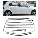 Vw Golf 7 7,5 Cam Çerçevesi Kenar Çıtası Krom Tamtur