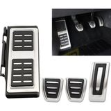 Vw Golf 7 8 Passat B8 Tiguan 2 Touran 2 Troc Tcross Arteon Polo 5 Uyumlu Geçme Manuel Pedal Seti 4 Parça Siyah Krom